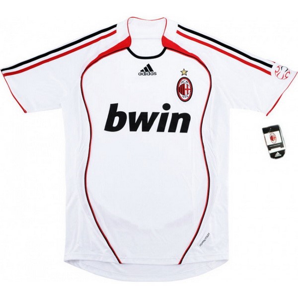 Camiseta AC Milan Segunda equipación Retro 2006 2007 Blanco